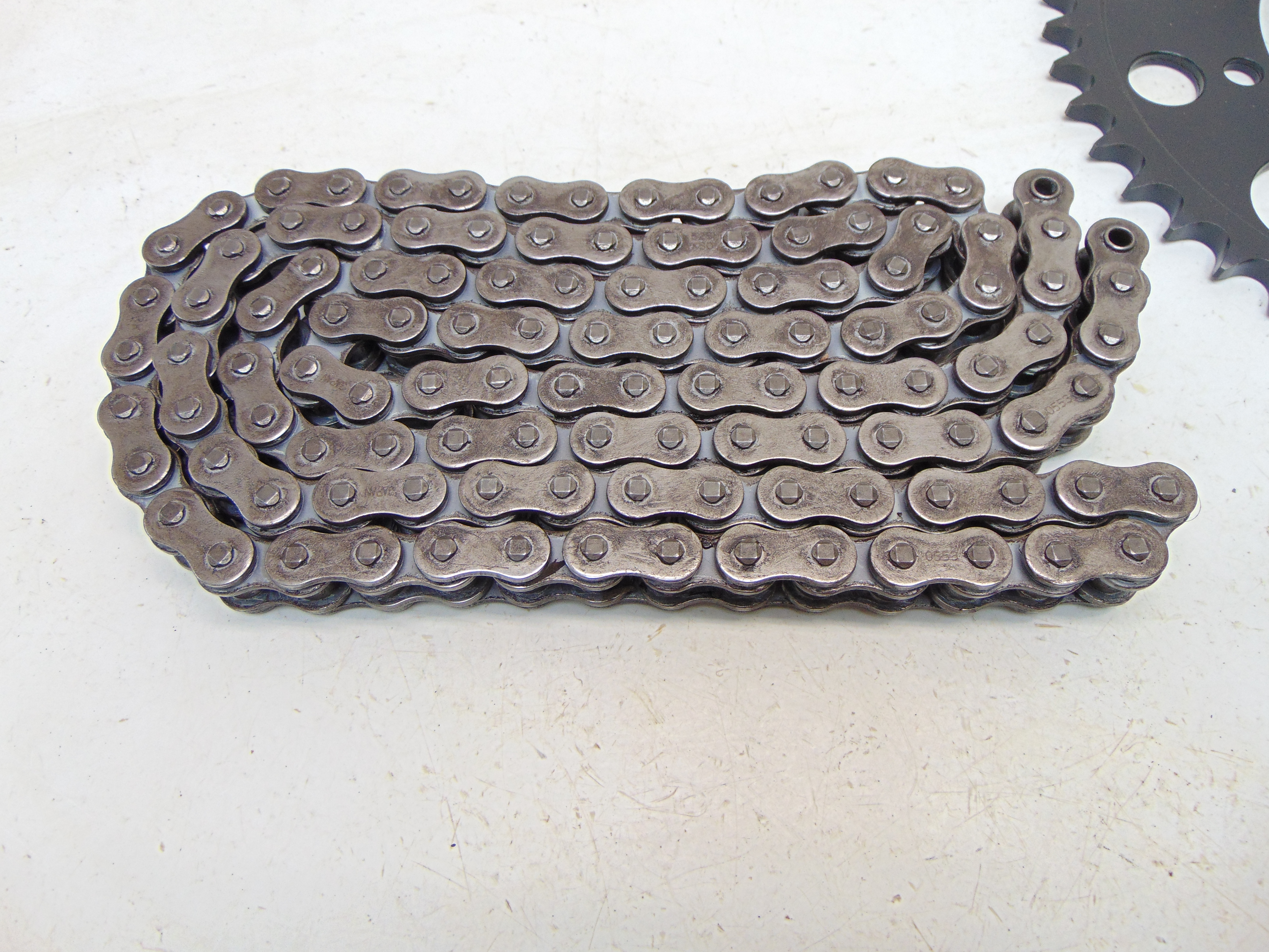 RK Suzuki DL650 VStrom 525 Steel Chain/Sprocket Kit Natural 3068040E